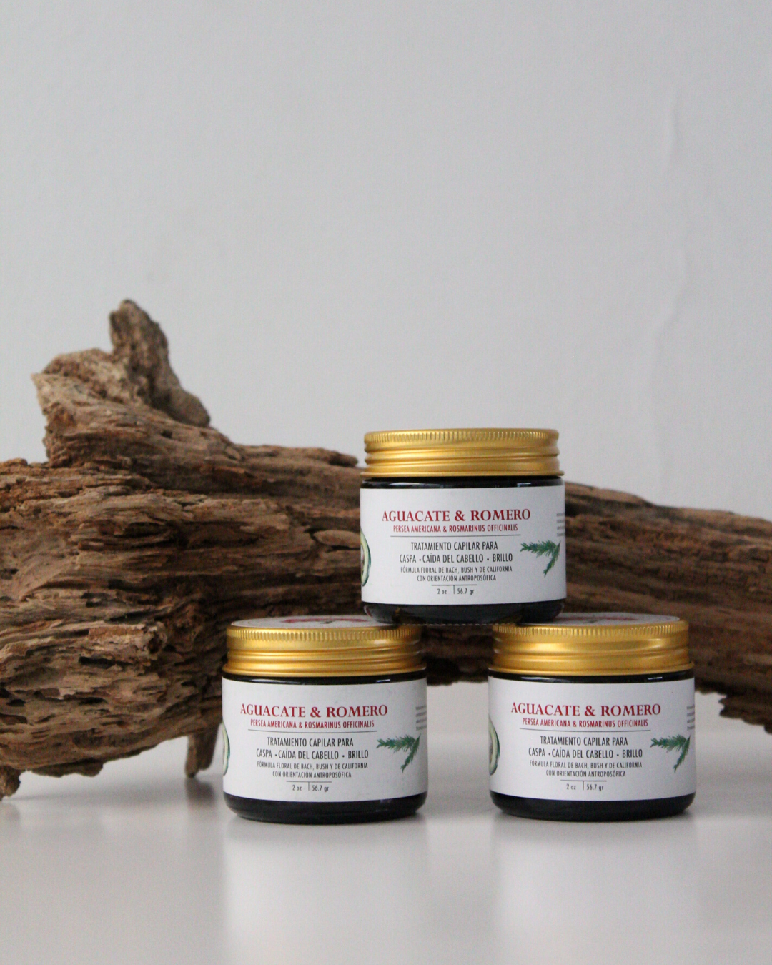 Tratamiento capilar de Aguacate y Romero para el cabello