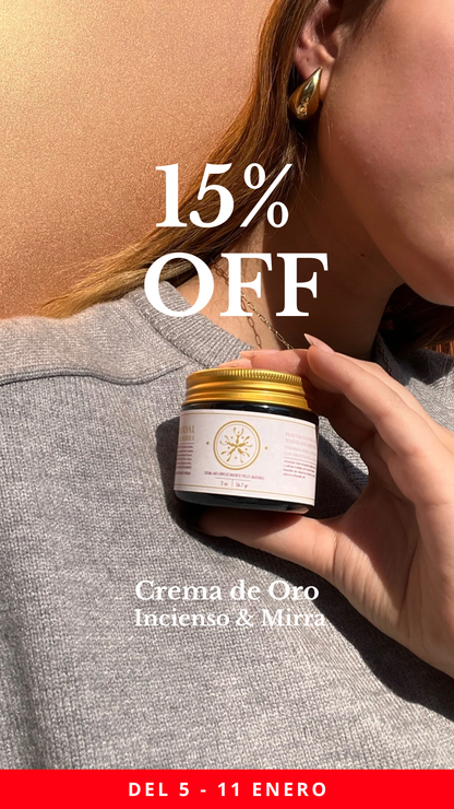 Crema de Oro Coloidal, Incienso & Mirra